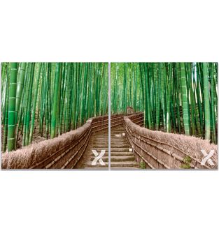 Cuadro-Bamboo-Stairs---Diptico