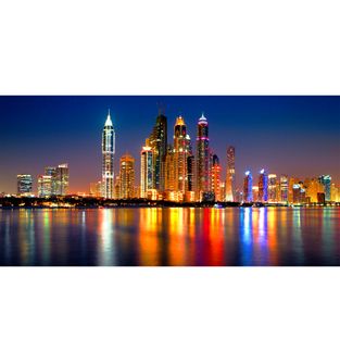 Cuadro-Flotante-Dubai-Skyline