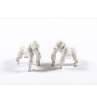 Gorila-en-ceramica-blanco
