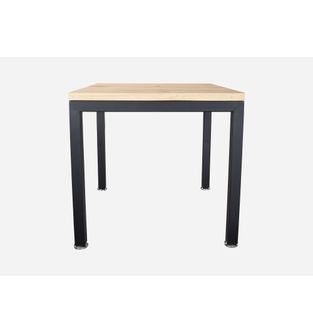 Mesa-de-comedor-Minima-80-80cm-Pino-estructura-negra